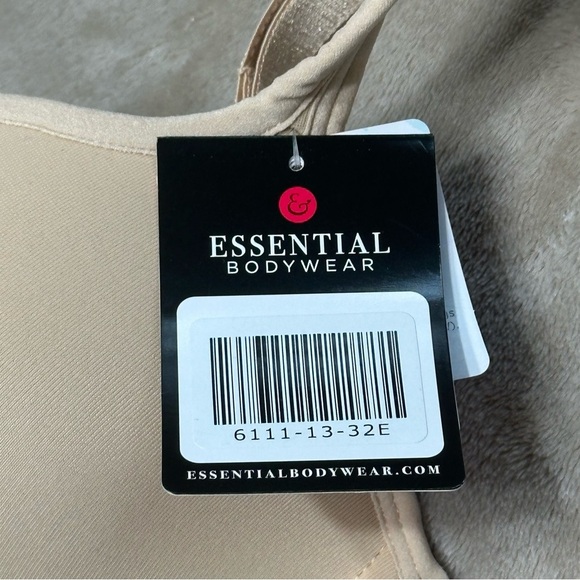 Essential Bodywear Abbie Everyday T-Shirt Bra Buff Beige #6111 Size 32E - Picture 6 of 7